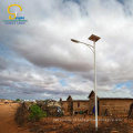Luz de rua solar do moinho de vento 100W com projeto econômico de Pólo, Full + meia potência 12 horas 10Mtrs Pólo, sagacidade